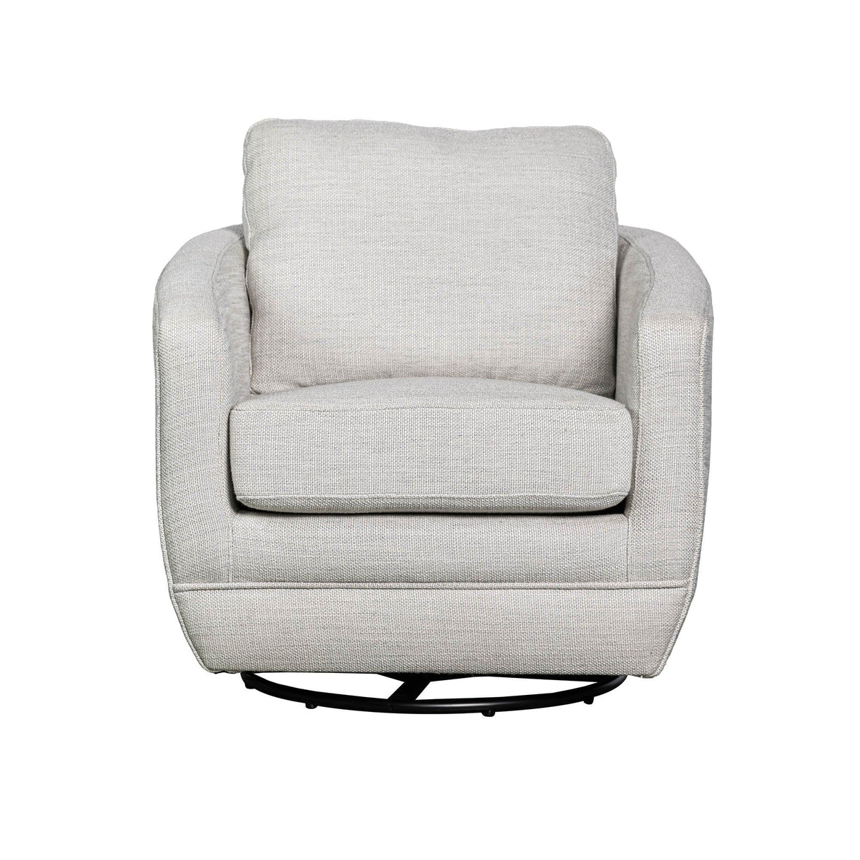 LH Home Baltimo Swivel Glider - Woven Alabaster (VT)
