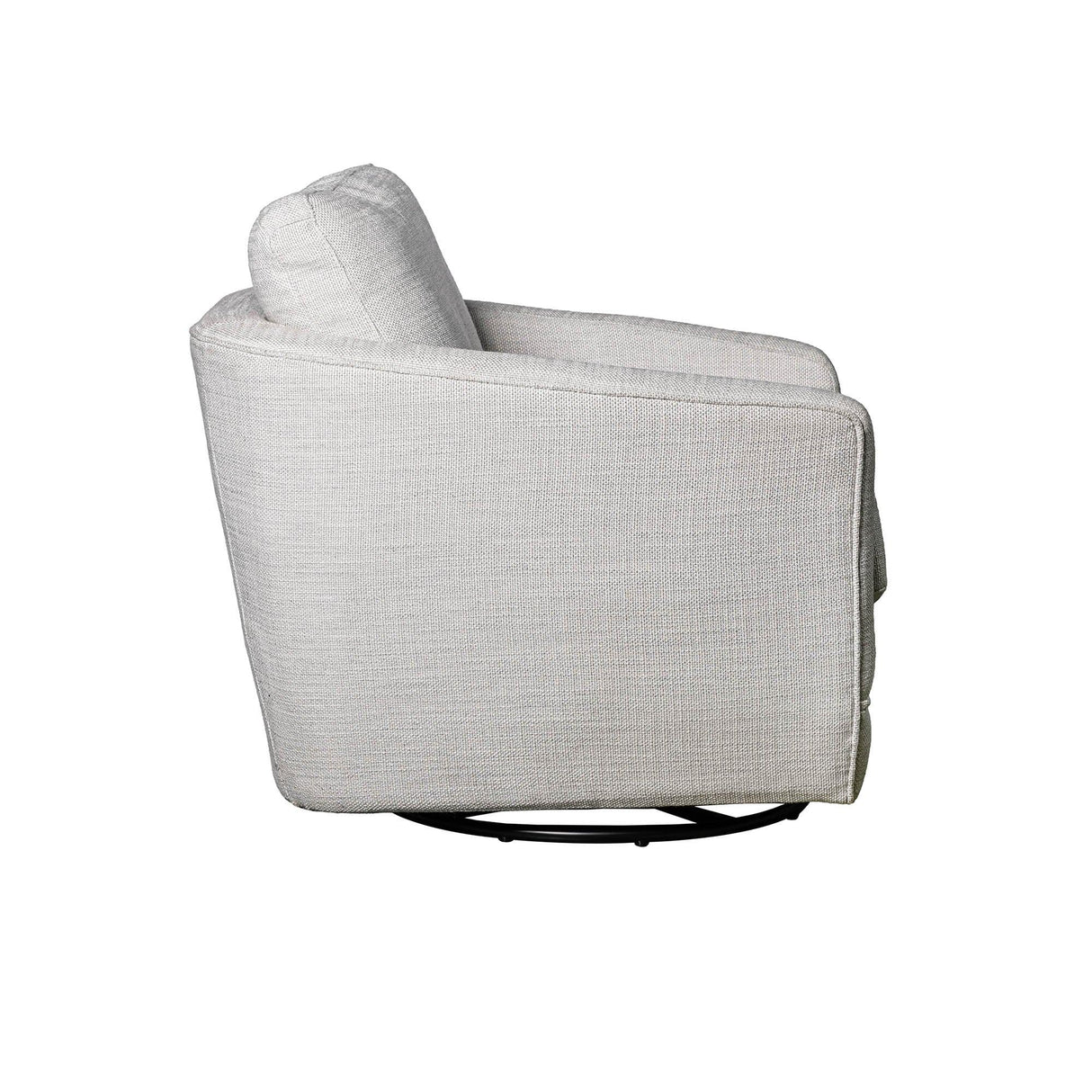 LH Home Baltimo Swivel Glider - Woven Alabaster (VT)