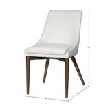 LH Home Fritz Side Dining Chair - Ivory