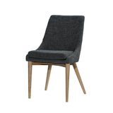 LH Home Fritz Side Dining Chair - Slate w/ Natural Leg