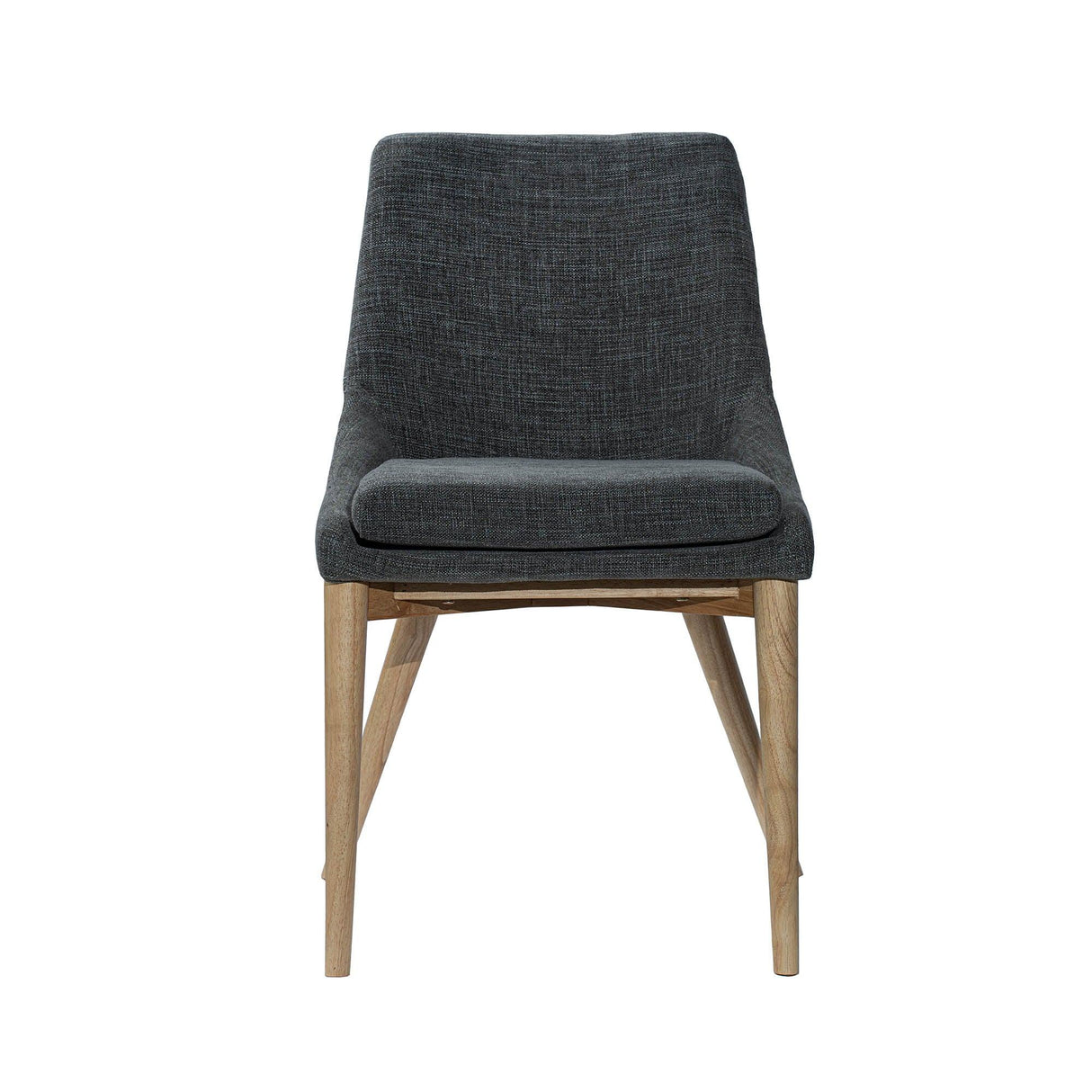 LH Home Fritz Side Dining Chair - Slate w/ Natural Leg