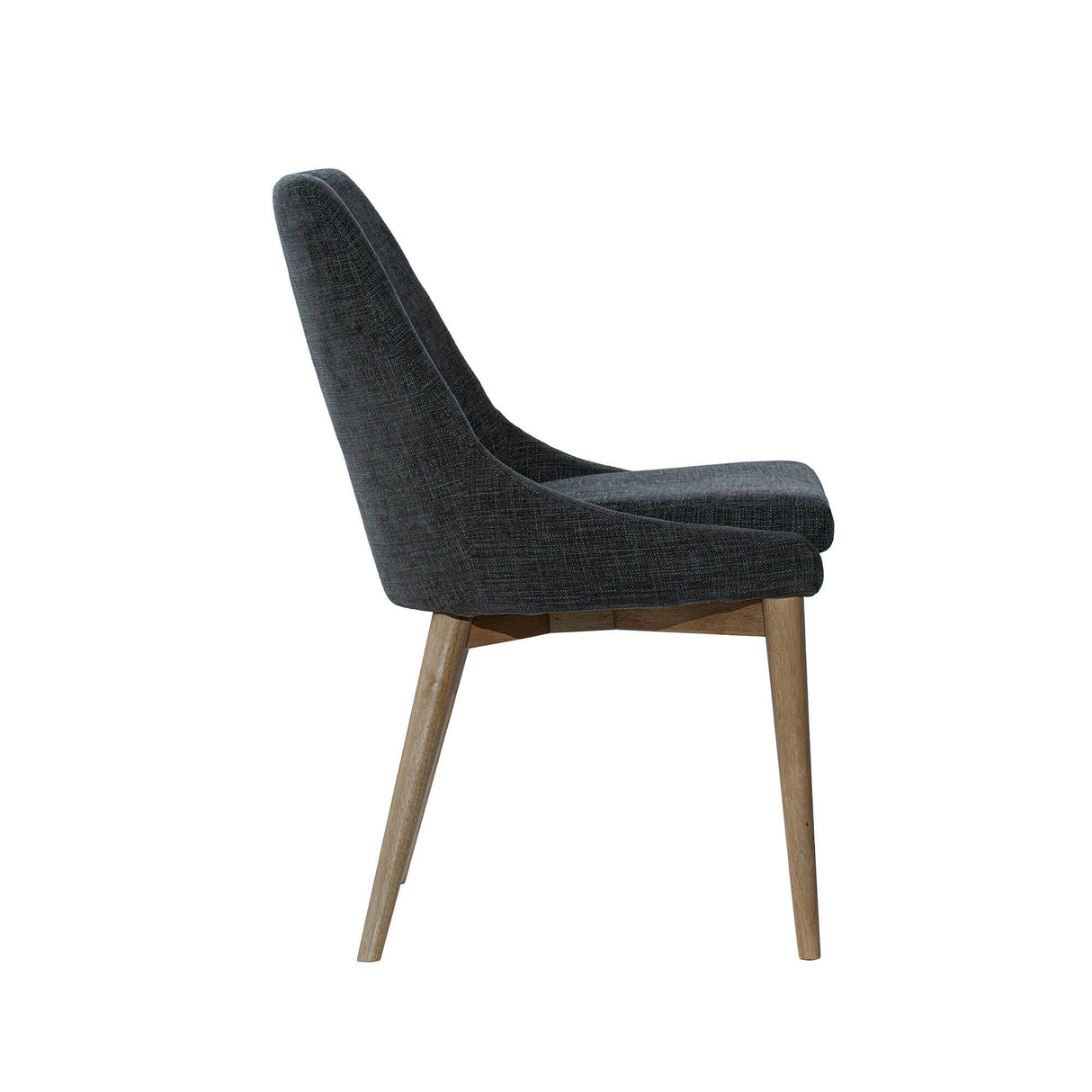 LH Home Fritz Side Dining Chair - Slate w/ Natural Leg