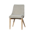LH Home Fritz Side Dining Chair - Taupe w/ Natural Leg