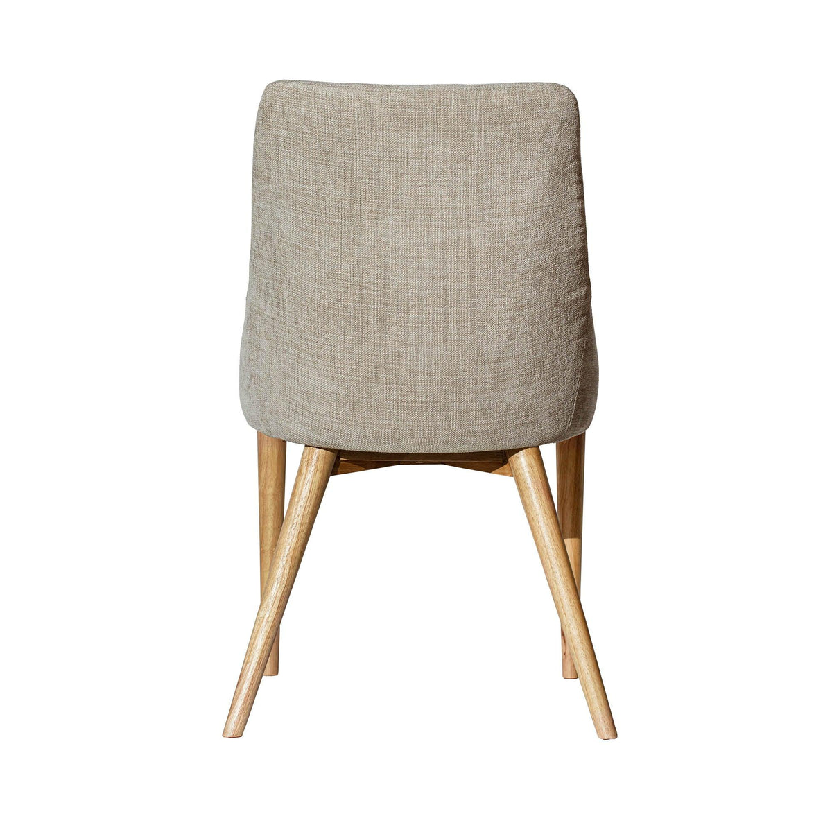 LH Home Fritz Side Dining Chair - Taupe w/ Natural Leg