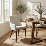 LH Home Fritz Arm Dining Chair - Ivory