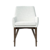 LH Home Fritz Arm Dining Chair - Ivory