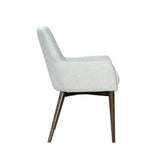 LH Home Fritz Arm Dining Chair - Ivory