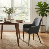 LH Home Fritz Arm Dining Chair - Slate