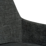 LH Home Fritz Arm Dining Chair - Slate