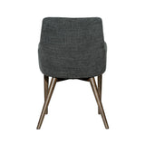 LH Home Fritz Arm Dining Chair - Slate