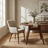 LH Home Fritz Arm Dining Chair - Taupe