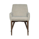LH Home Fritz Arm Dining Chair - Taupe