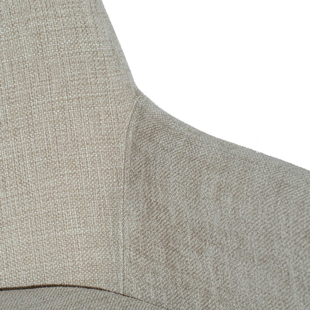LH Home Fritz Arm Dining Chair - Taupe