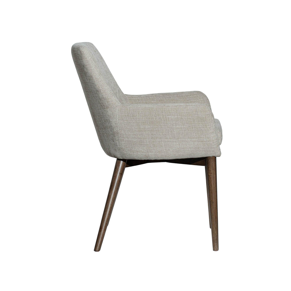 LH Home Fritz Arm Dining Chair - Taupe