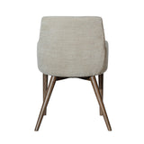 LH Home Fritz Arm Dining Chair - Taupe