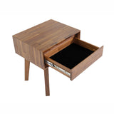 LH Home Gia 1 Drawer Nightstand - Warm Pecan