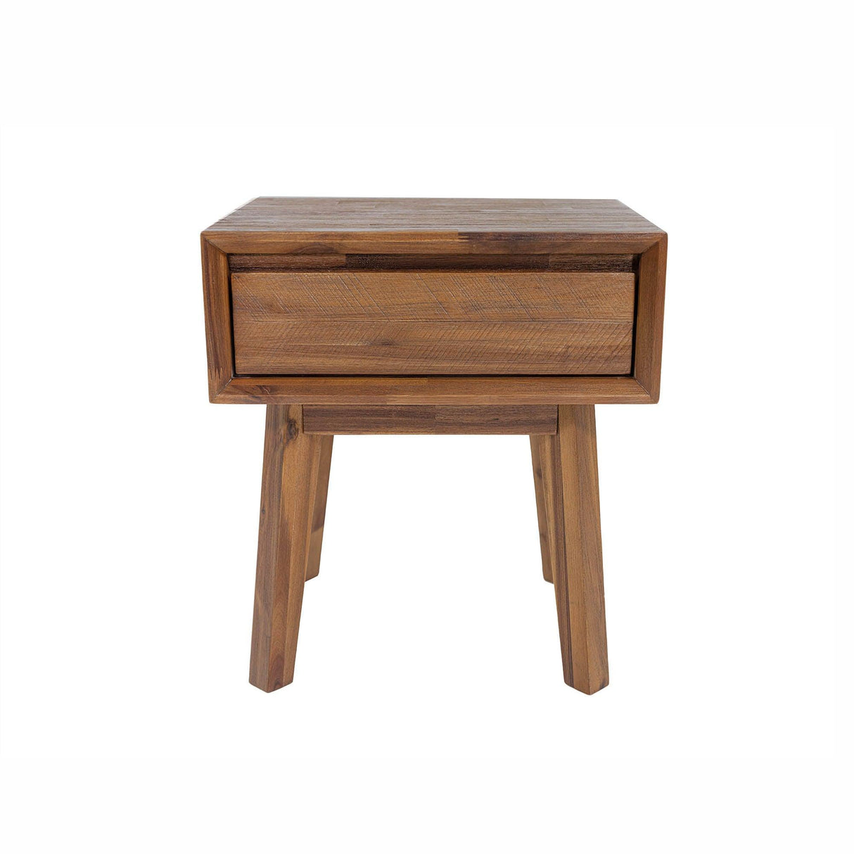 LH Home Gia 1 Drawer Nightstand - Warm Pecan