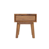 LH Home Gia 1 Drawer Nightstand - Warm Pecan