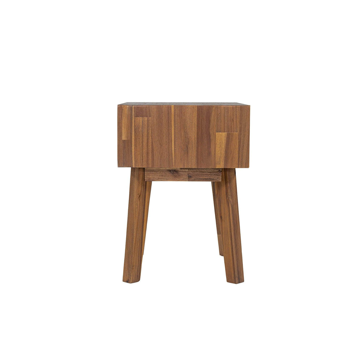 LH Home Gia 1 Drawer Nightstand - Warm Pecan