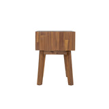 LH Home Gia 1 Drawer Nightstand - Warm Pecan