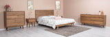 LH Home Gia King Bed - Warm Pecan
