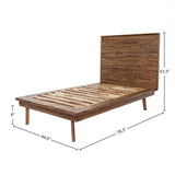 LH Home Gia Single Bed - Warm Pecan