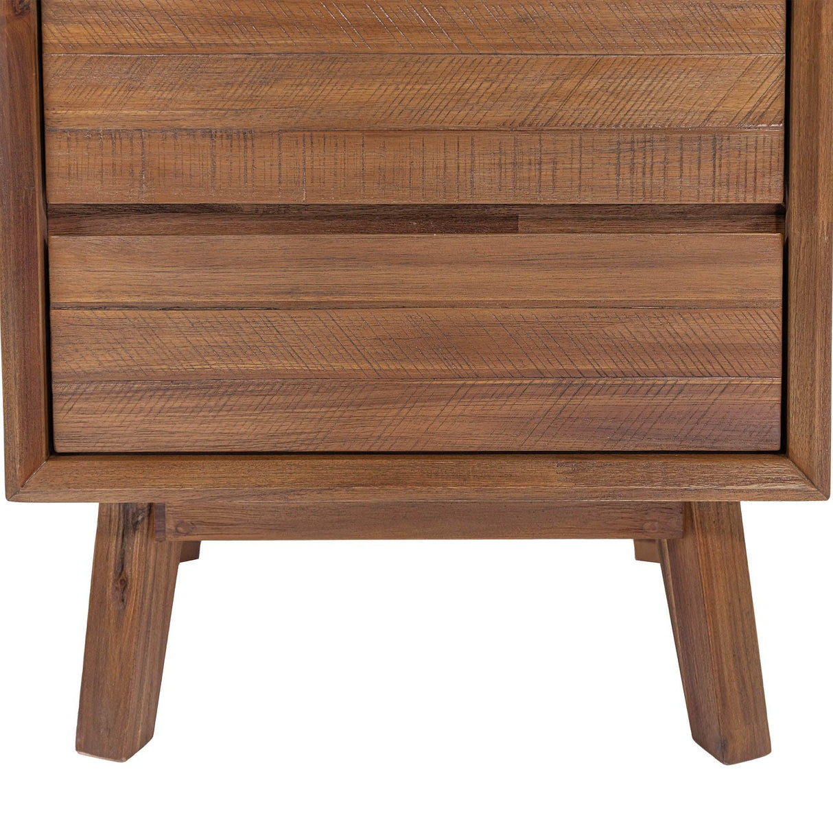 LH Home Gia 2 Drawer Nightstand - Warm Pecan