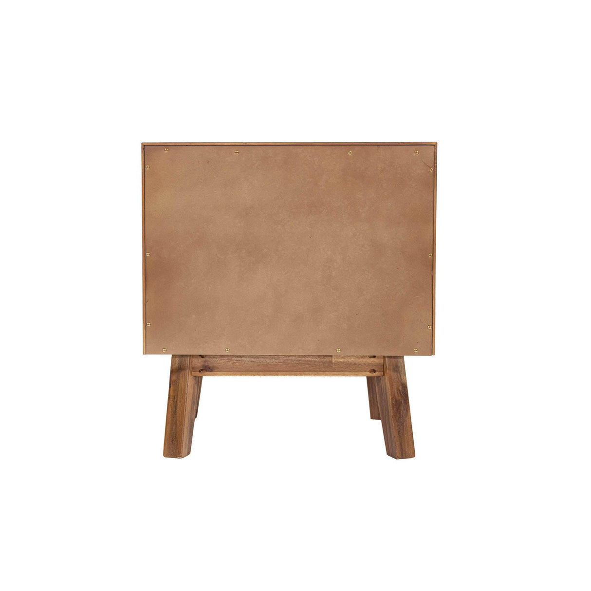 LH Home Gia 2 Drawer Nightstand - Warm Pecan