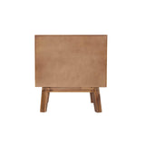 LH Home Gia 2 Drawer Nightstand - Warm Pecan