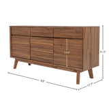 LH Home Gia Sideboard - Warm Pecan