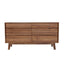 LH Home Gia 6 Drawer Dresser - Warm Pecan