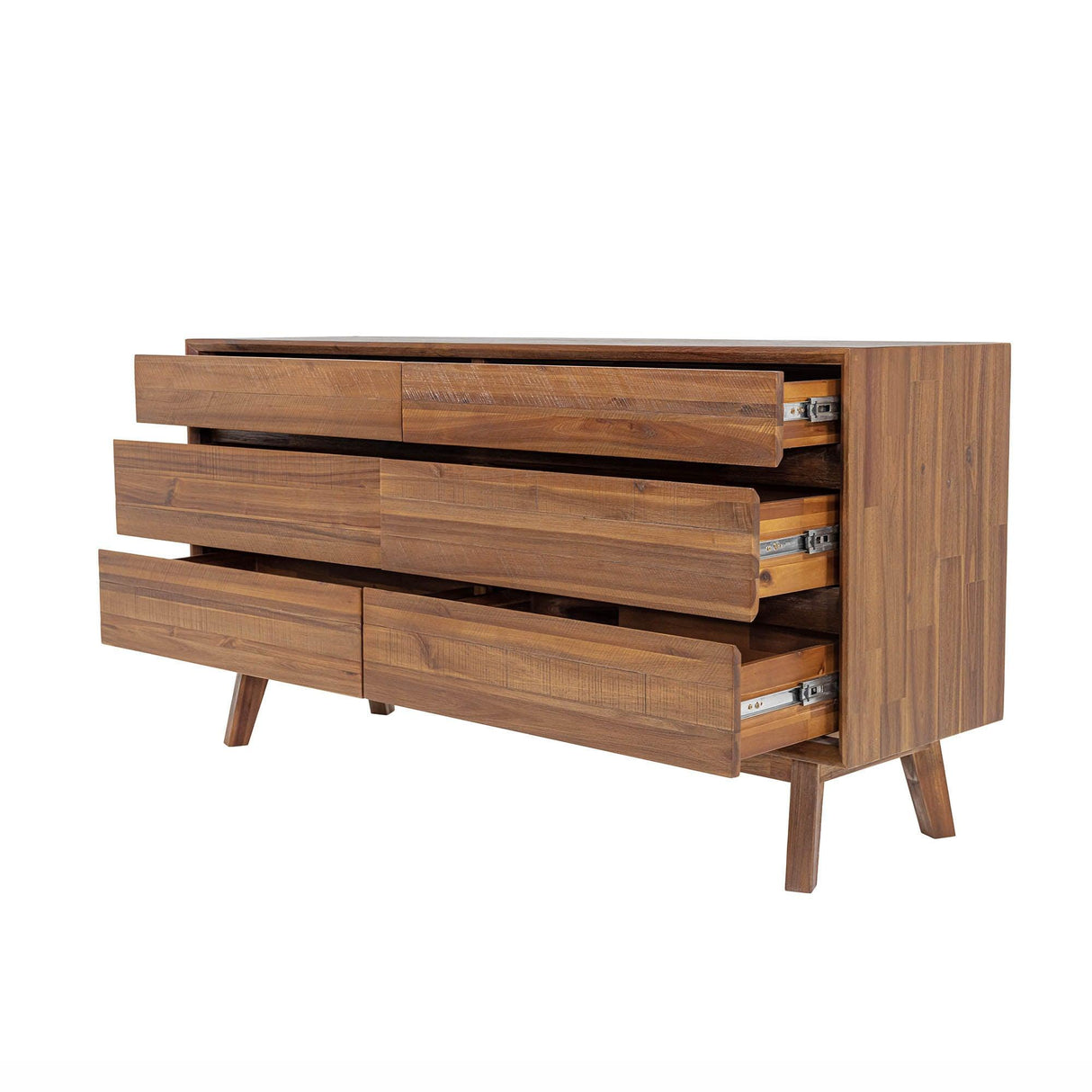 LH Home Gia 6 Drawer Dresser - Warm Pecan