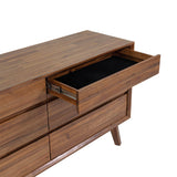 LH Home Gia 6 Drawer Dresser - Warm Pecan