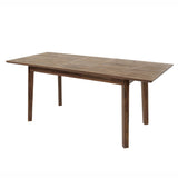 LH Home Gia Small Extension Dining Table w/ Butterfly System 55/71 - Warm Pecan