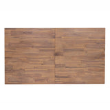 LH Home Gia Small Extension Dining Table w/ Butterfly System 55/71 - Warm Pecan