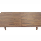 LH Home Gia Small Extension Dining Table w/ Butterfly System 55/71 - Warm Pecan