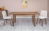 LH Home Gia Small Extension Dining Table w/ Butterfly System 55/71 - Warm Pecan