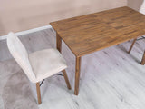 LH Home Gia Small Extension Dining Table w/ Butterfly System 55/71 - Warm Pecan