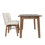 LH Home Gia Small Extension Dining Table w/ Butterfly System 55/71 - Warm Pecan