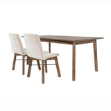 LH Home Gia Extension Dining Table 71/102" - Warm Pecan