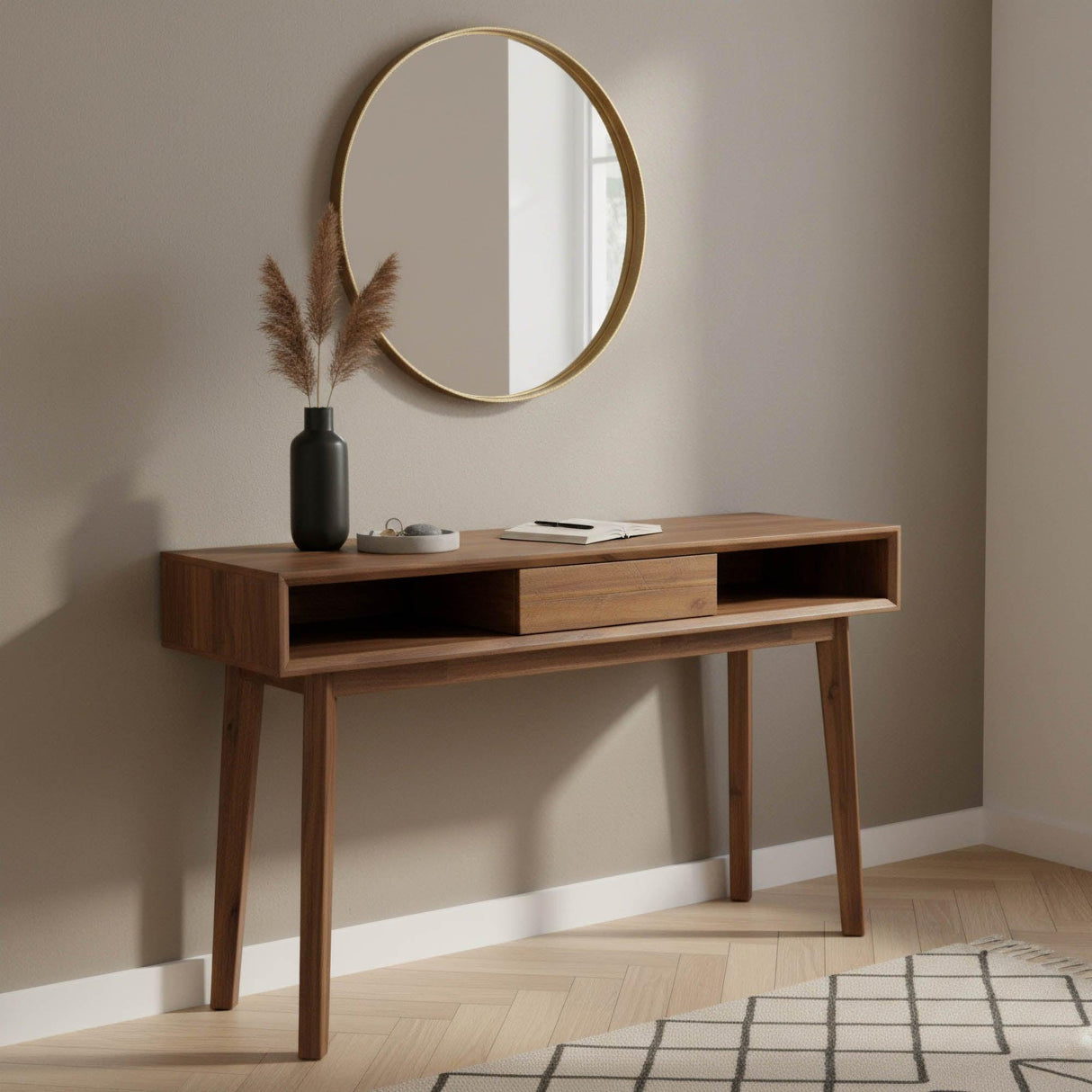 LH Home Gia Console Table - Warm Pecan