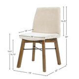 LH Home Gia Dining Chair - Warm Pecan - Sand