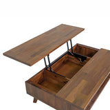 LH Home Gia Coffee Table w/ Lift Top - Warm Pecan