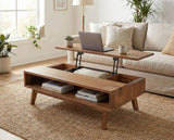 LH Home Gia Coffee Table w/ Lift Top - Warm Pecan