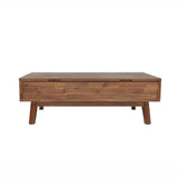 LH Home Gia Coffee Table w/ Lift Top - Warm Pecan