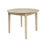 LH Home Gia Round Dining Table - Light Driftwood