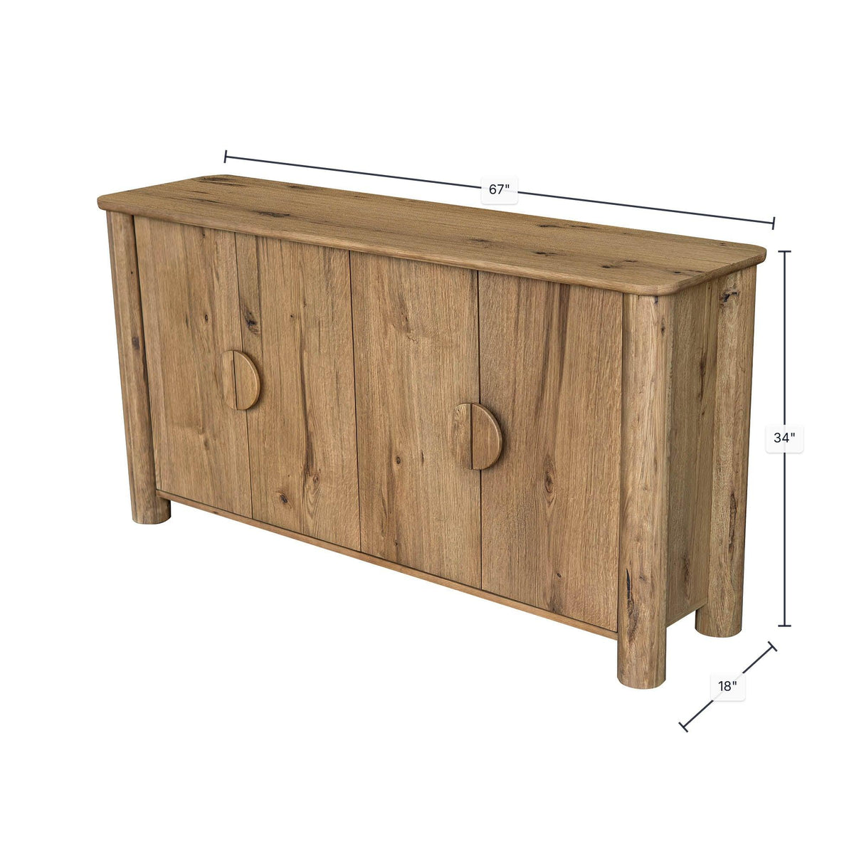 LH Home Jasper Large Sideboard