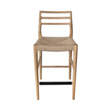 LH Home Java Bar Stool w/ 28" Seat Height - Natural