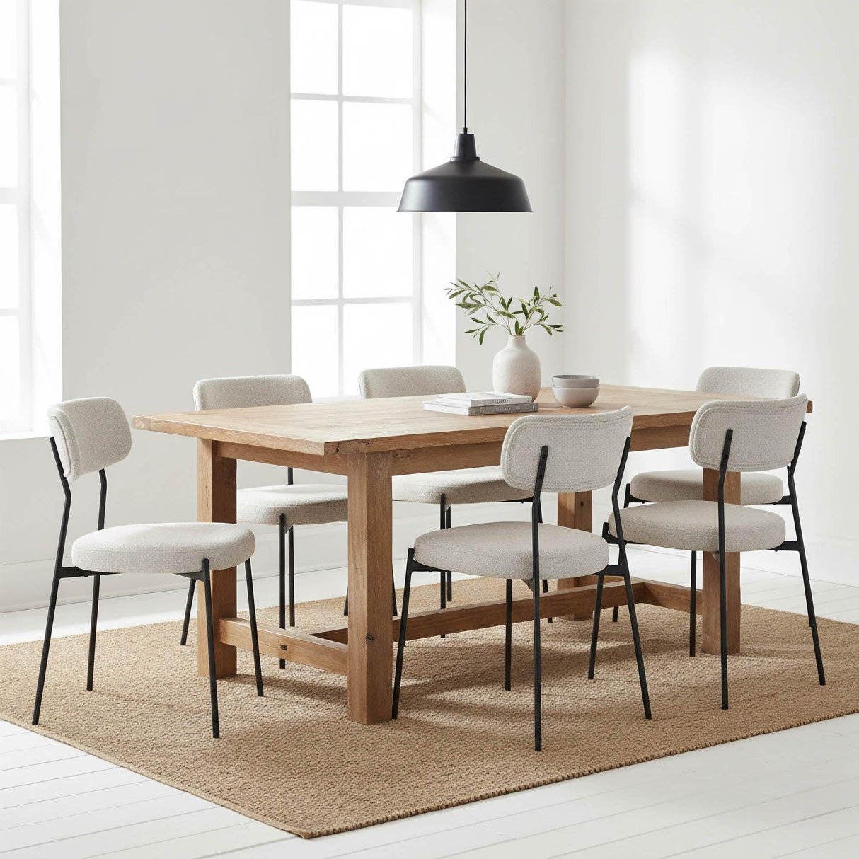 LH Home Kai Dining Chair - Bone White