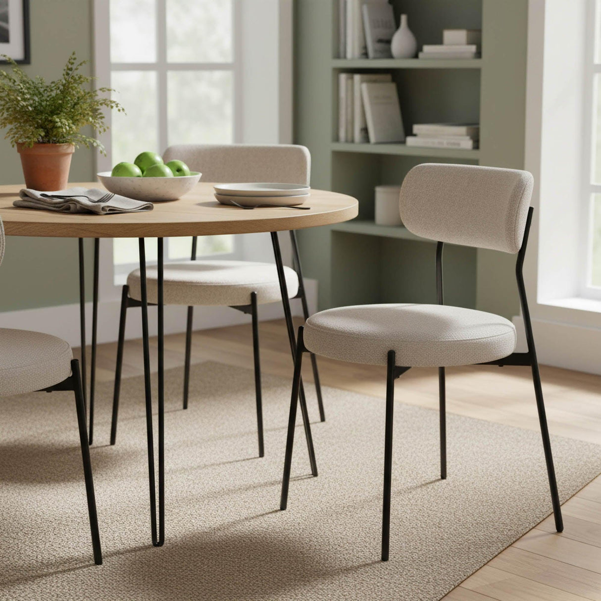LH Home Kai Dining Chair - Bone White